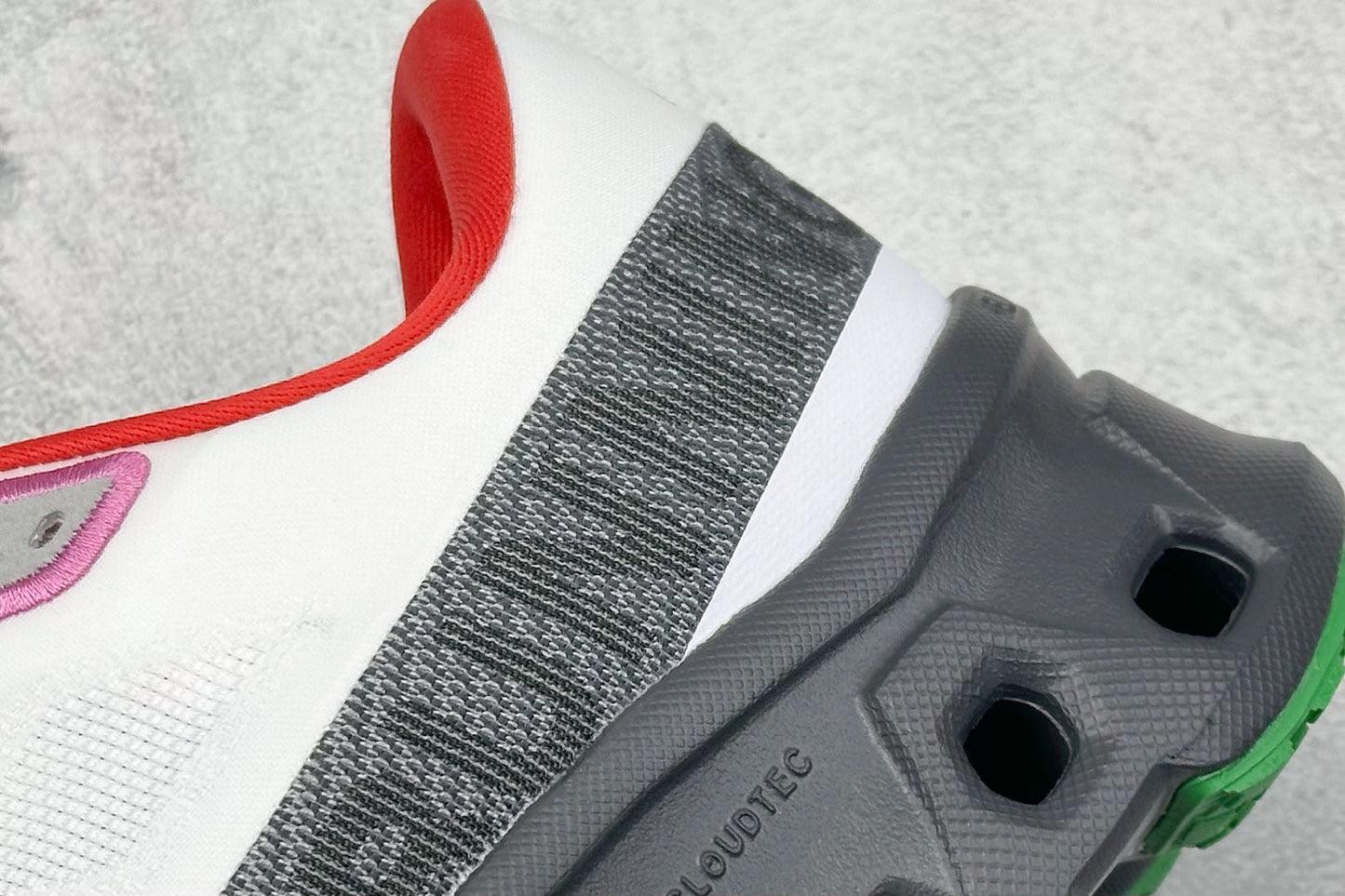 On Off-White & Gray Cloudmonster Hyper
