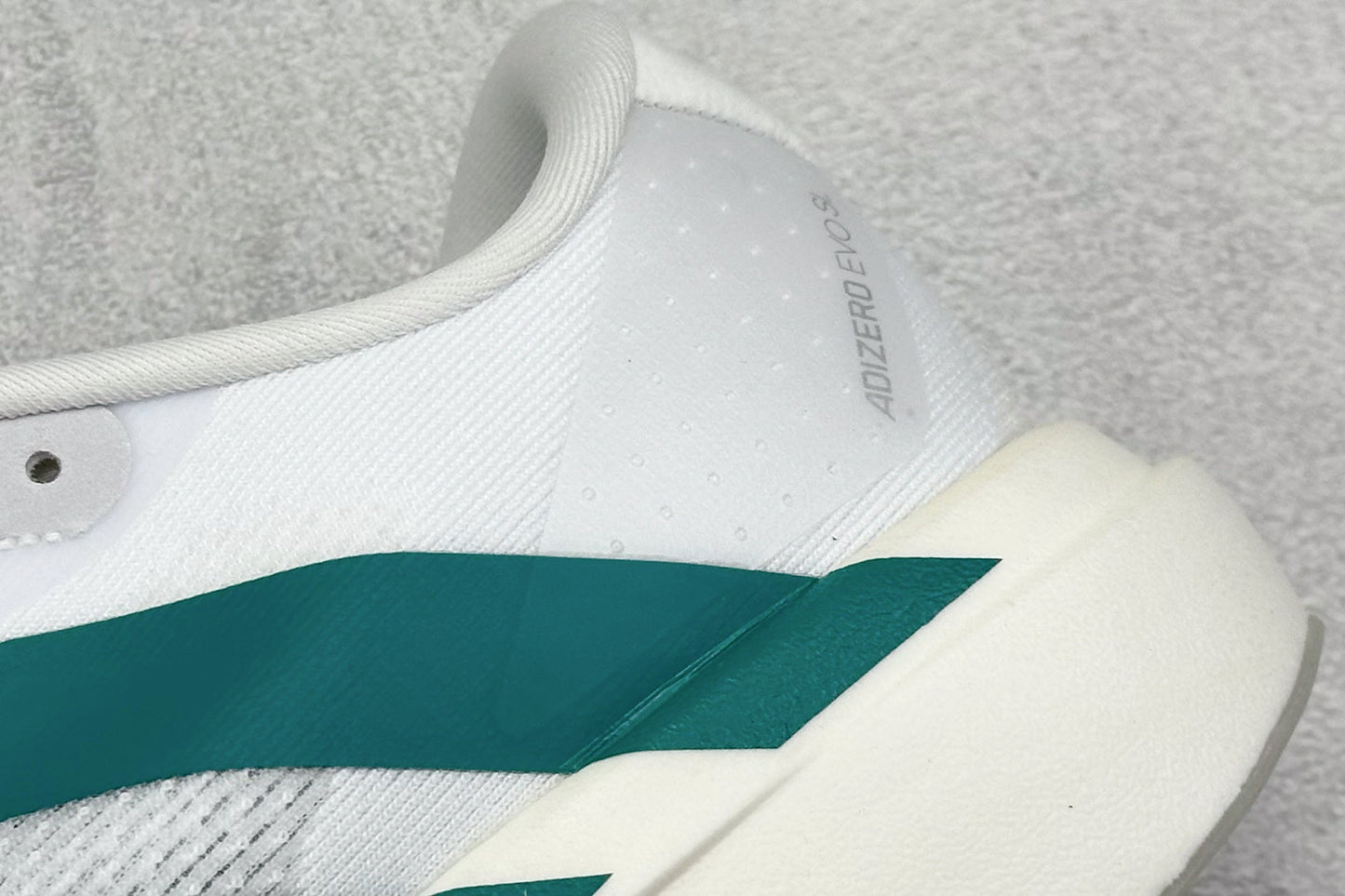 Adidas Adizero EVO SL White Pure & Teal Grey