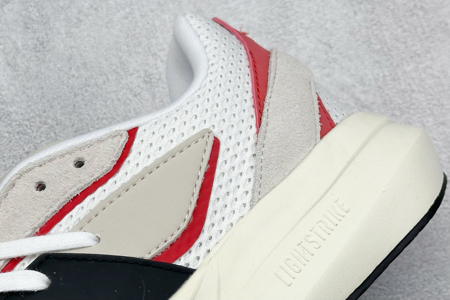 Adidas Lightblaze Off White Black Scarlet