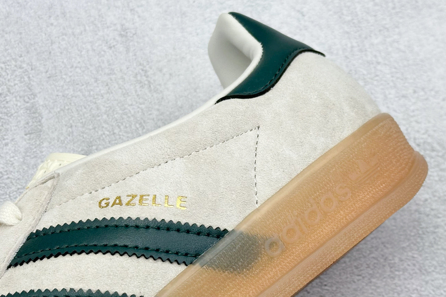 Adidas Gazelle Indoor Cream White Green Gum
