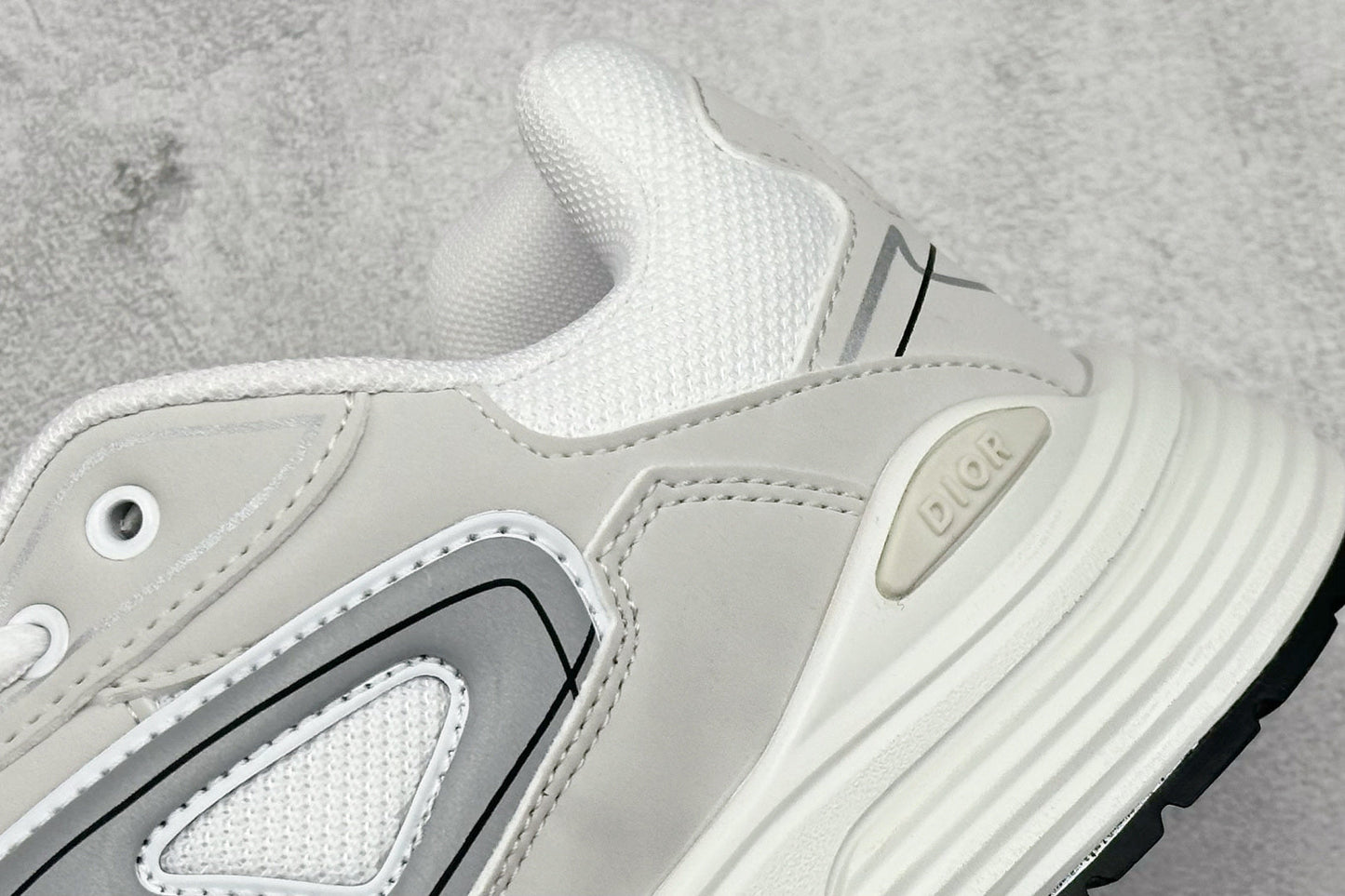 Dior B30 White Technical Mesh