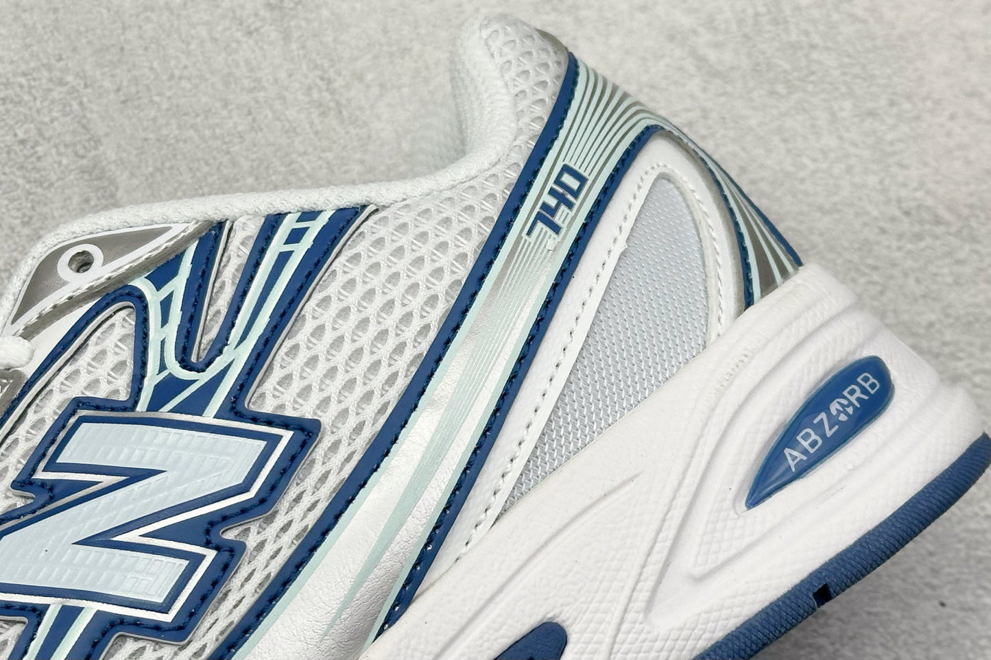 New Balance 740 White Ice Blue Sea Lime