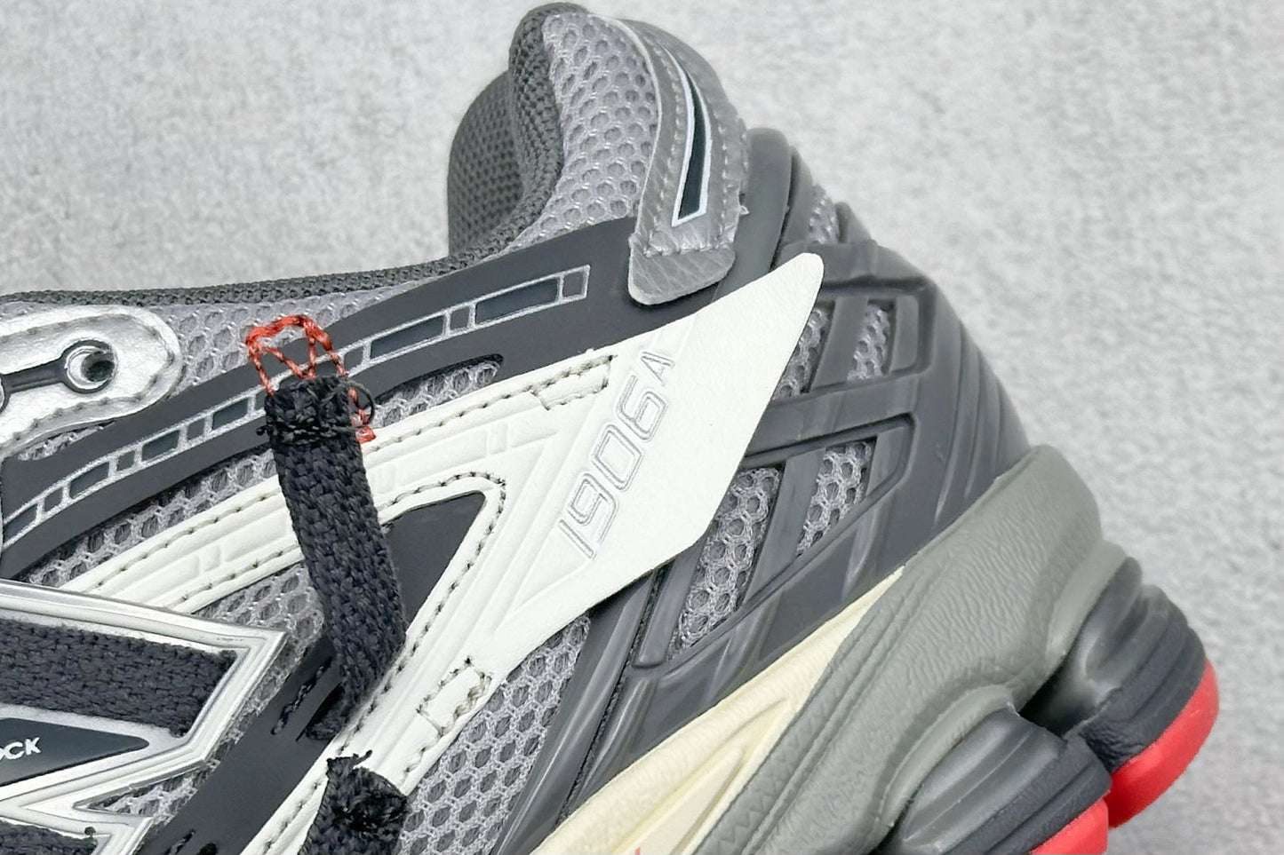 New Balance 1906A Slate Grey Drift Red