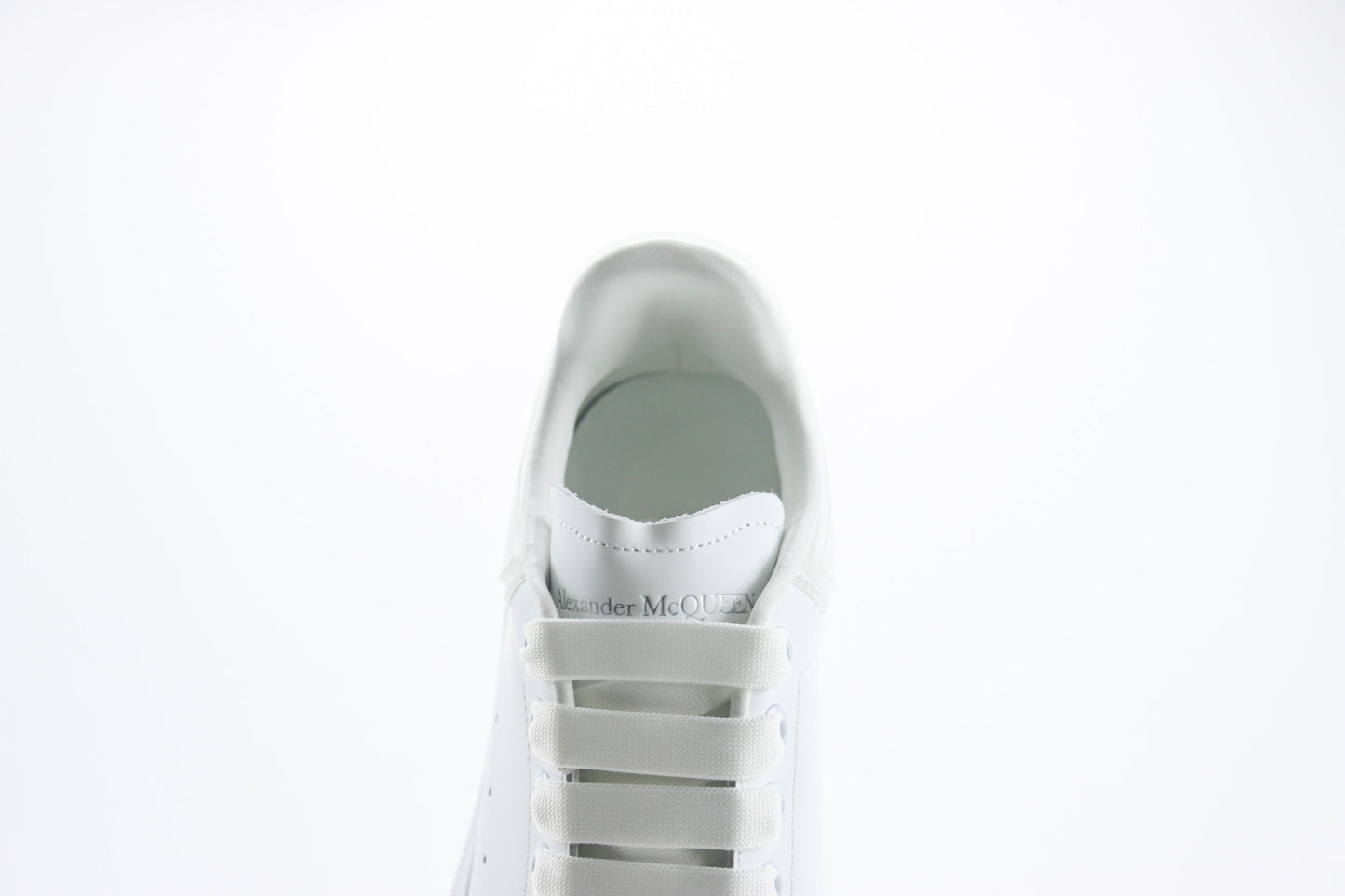 Alexander McQueen Oversized Sneaker Transparent Heel White