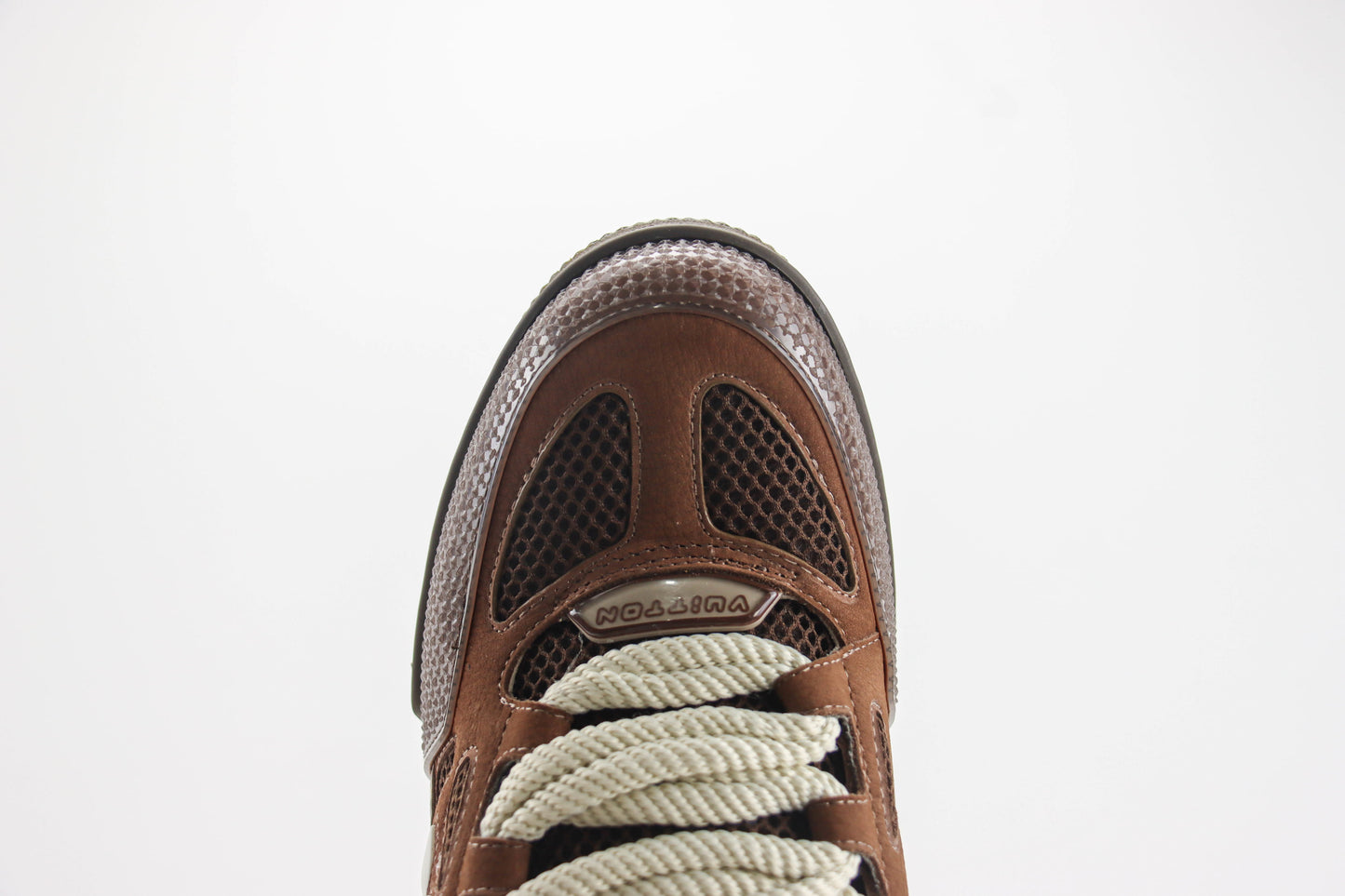 Louis Vuitton Skate Sneaker Brown Snakeskin