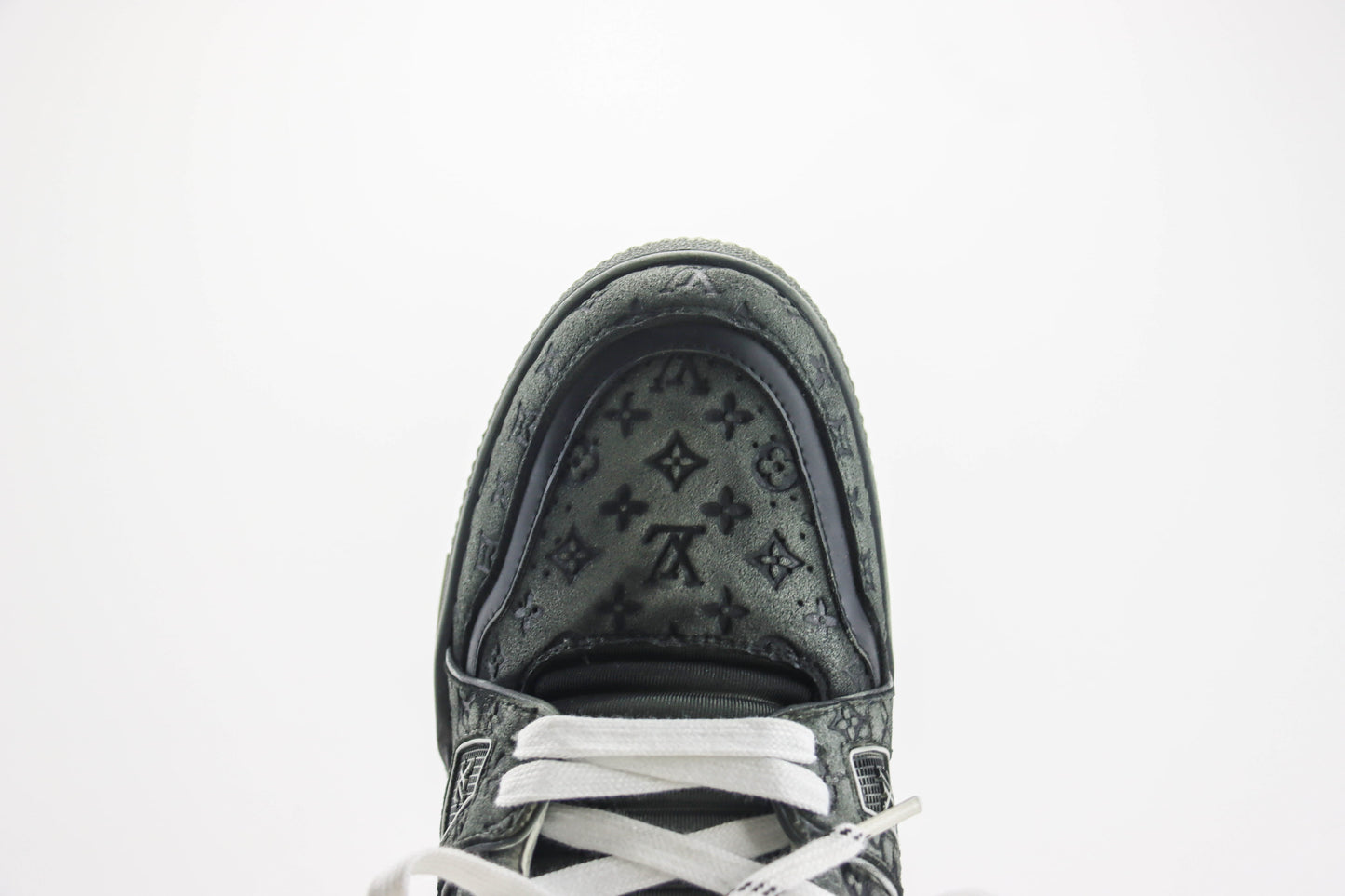 Louis Vuitton LV Trainer Black Monogram Denim