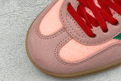 Adidas Gazelle Indoor Court Green Glow Pink Gum