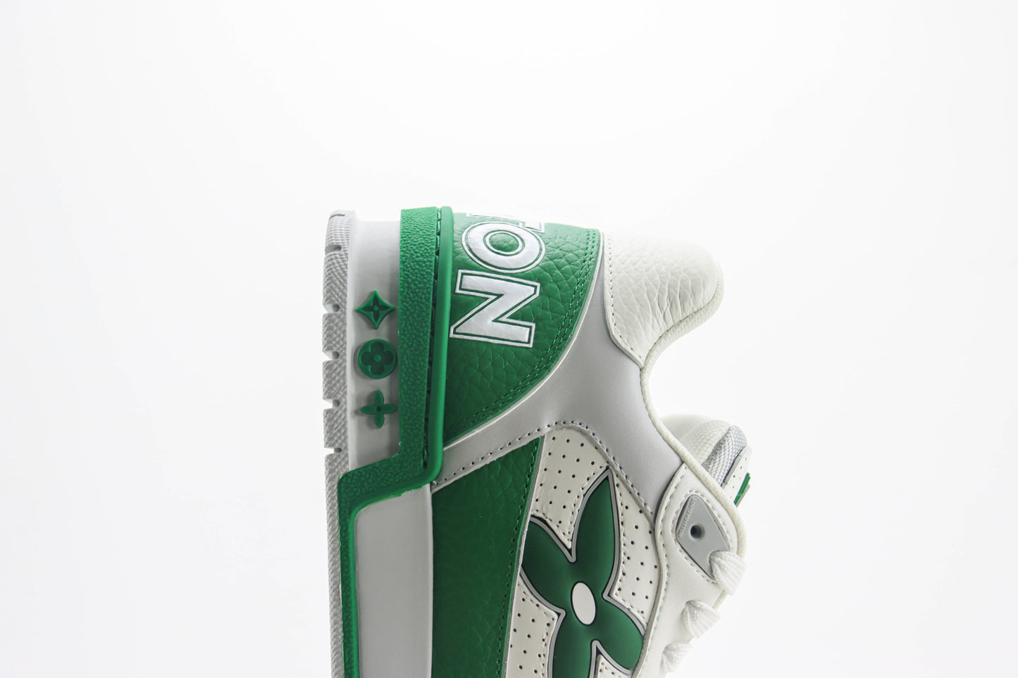 Louis Vuitton LV Trainer Green Perforated Calf Leather
