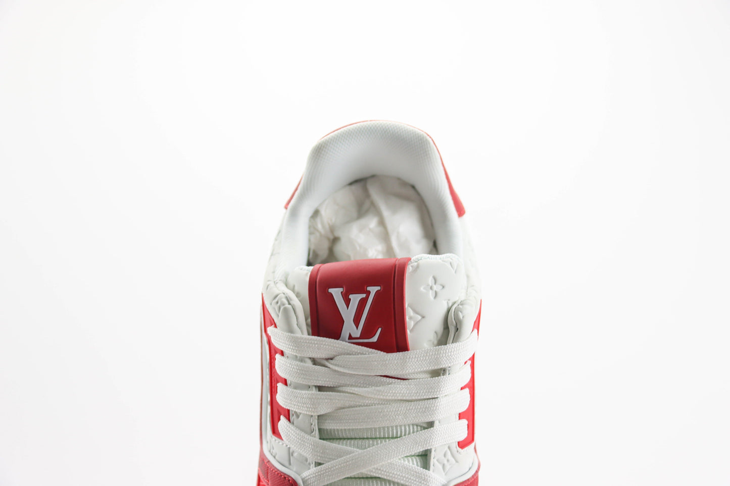 Louis Vuitton Trainer Damier Pop White and Red