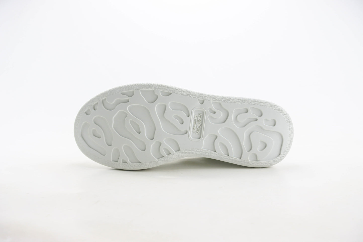 Alexander McQueen Oversized Sneaker Transparent Heel White Green
