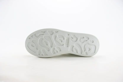 Alexander McQueen Oversized Sneaker Transparent Heel White Green