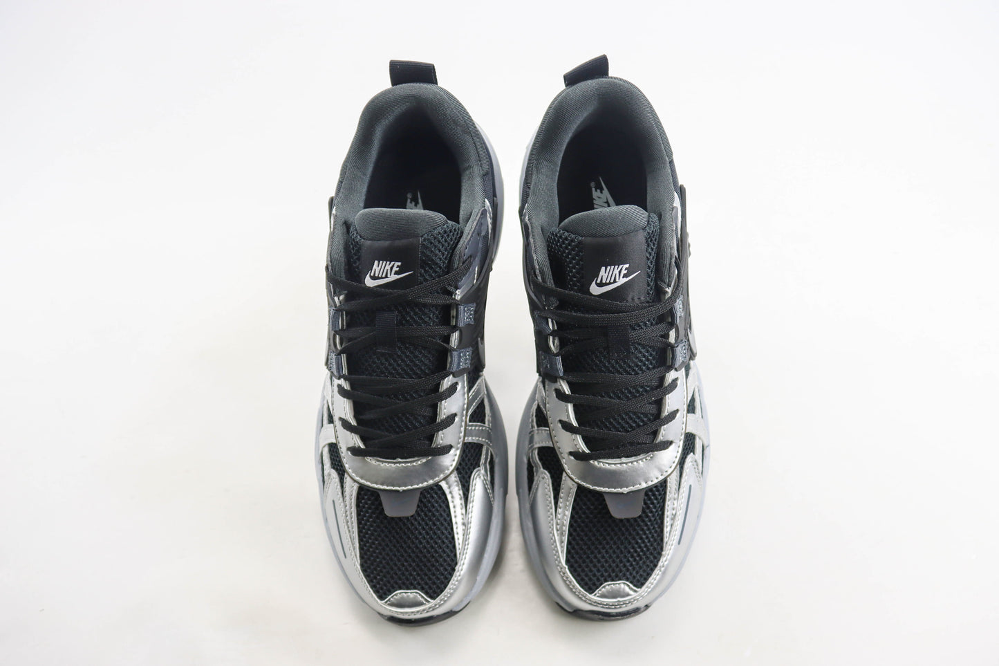 Nike V2K Run Black Metallic Silver