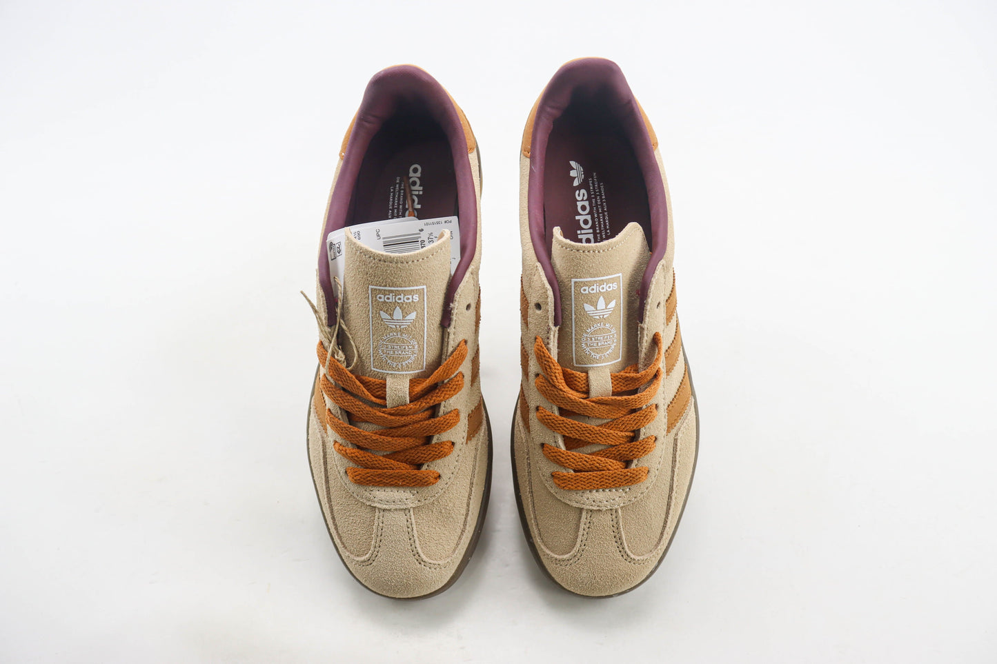Adidas Gazelle Indoor Warm Sandstone Craft Ochre Shadow Red