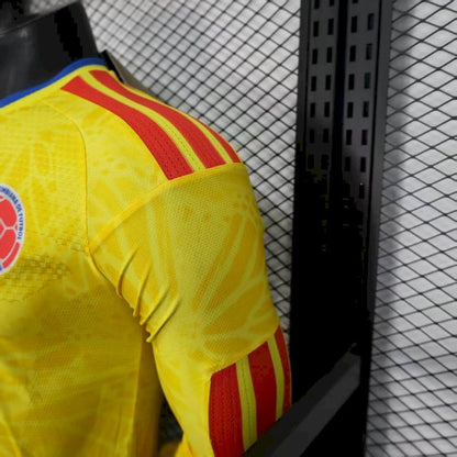 Colombia 2026 World Cup Home Long Sleeve Jersey Player Version Mens