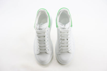 Alexander McQueen Oversized Sneaker Transparent Heel White Green