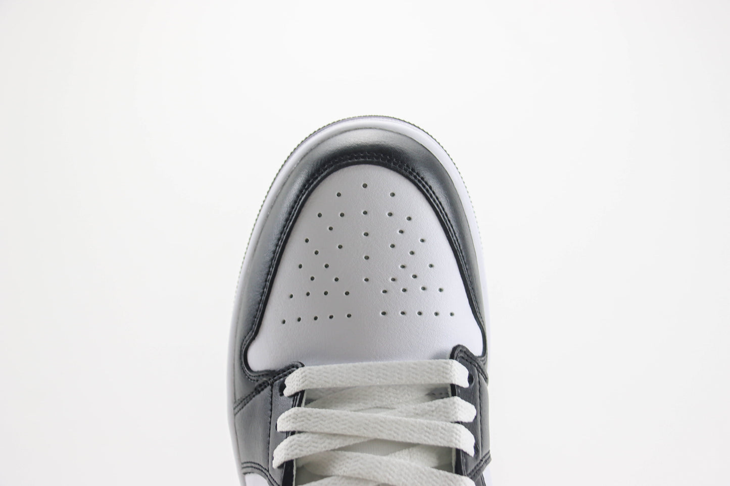 Nike Air Jordan 1 Low Medium White Fire Red Black Matte Silver