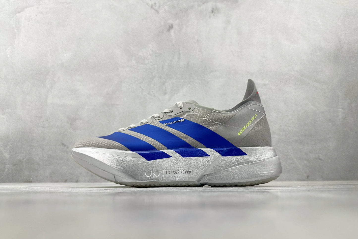 Adidas Adizero Adios Pro 4 Silver Blue