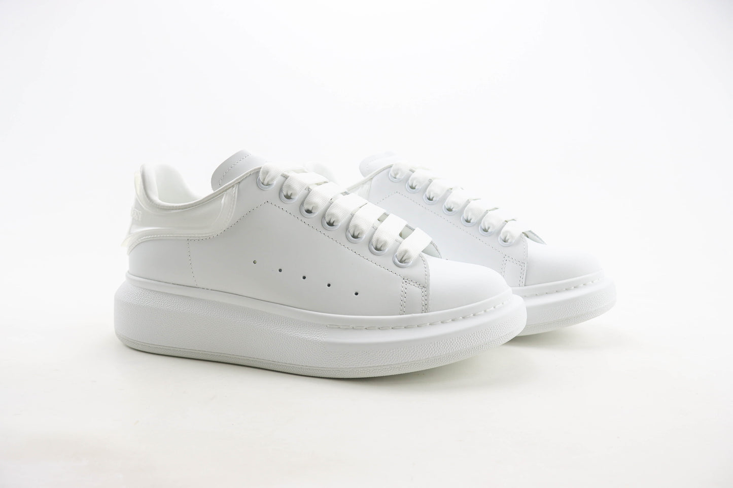 Alexander McQueen Oversized Sneaker Transparent Heel White