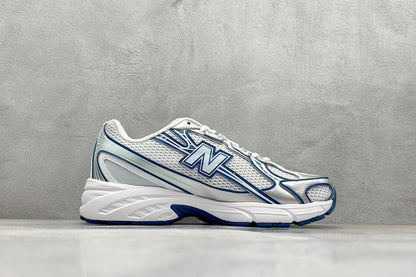 New Balance 740 White Ice Blue Sea Lime