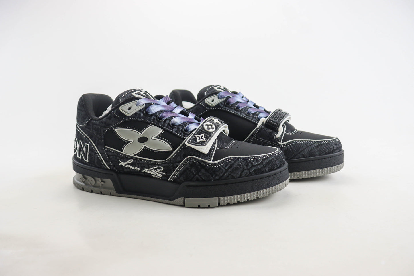 Louis Vuitton LV Trainer Black Crocodile