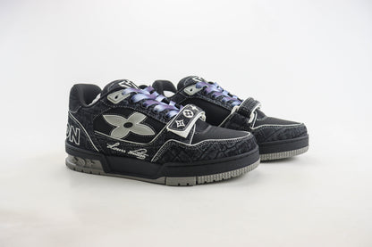 Louis Vuitton LV Trainer Black Crocodile