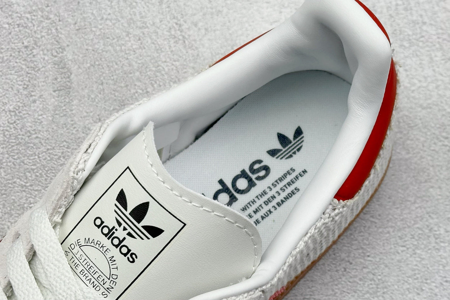 Adidas Originals Samba OG Crystal White Preloved Red
