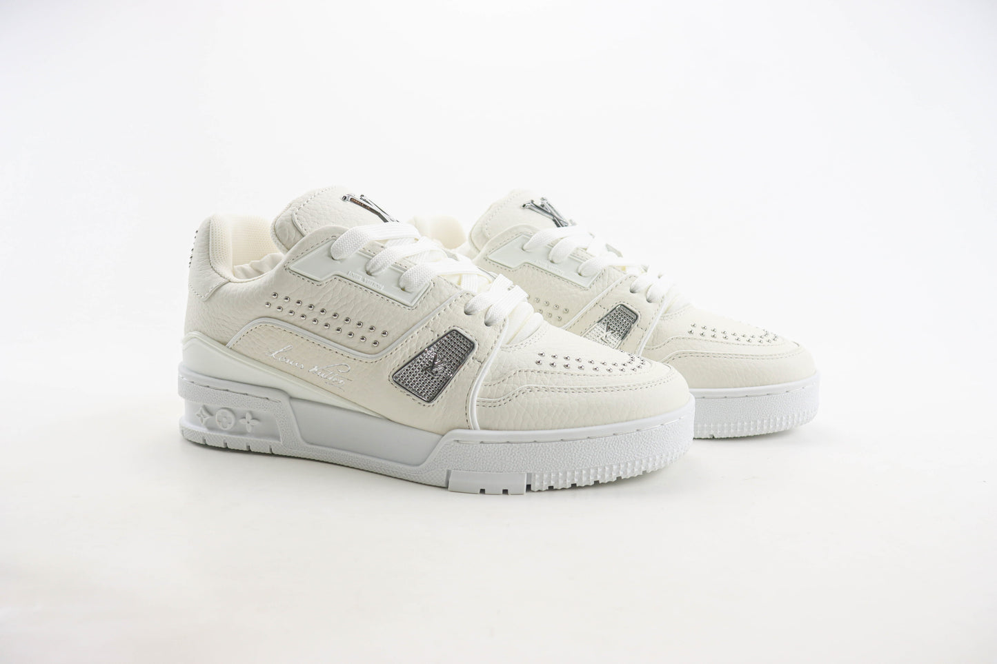 Louis Vuitton LV Trainer White Calf Leather