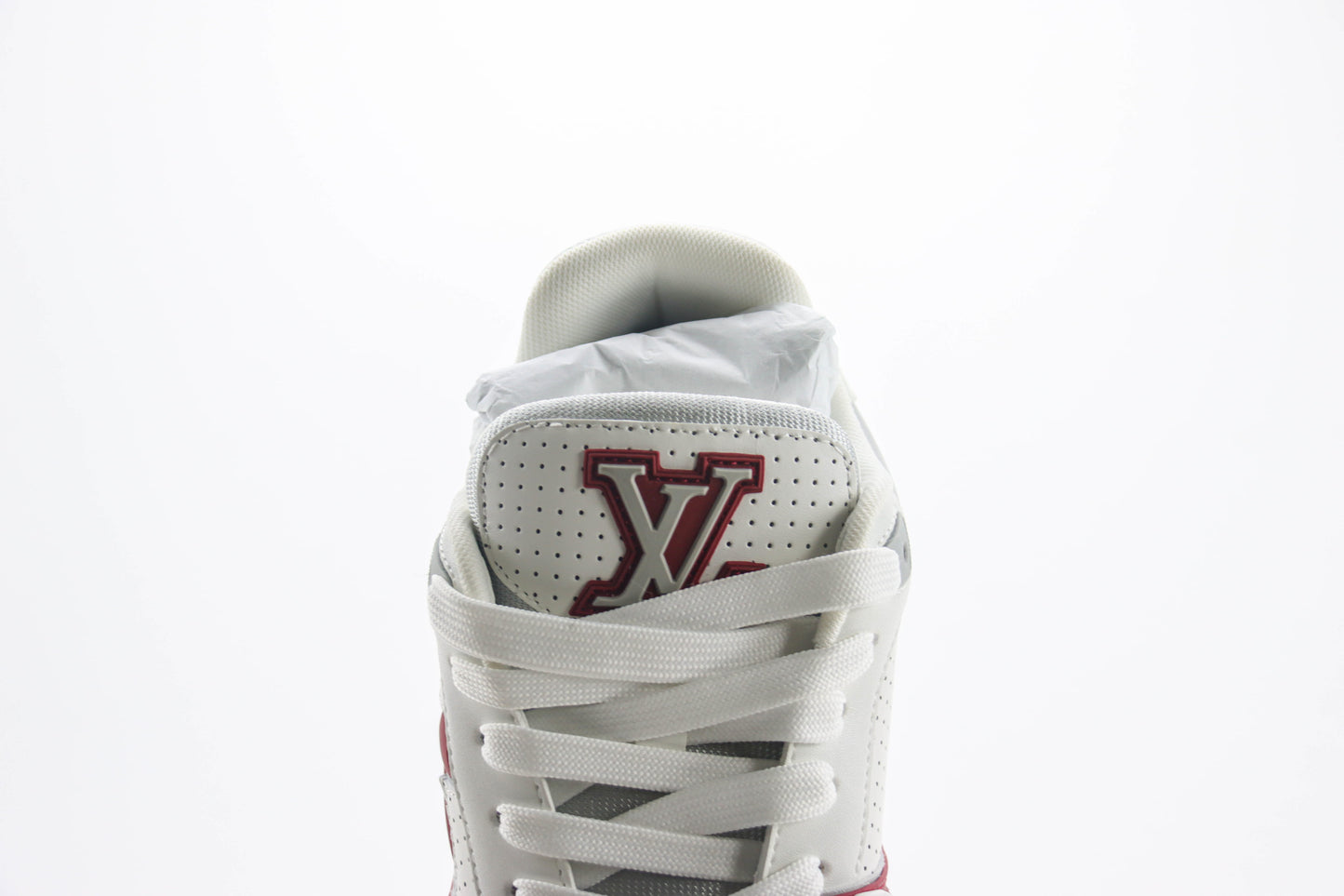 Louis Vuitton LV Trainer Red Perforated Calf Leather