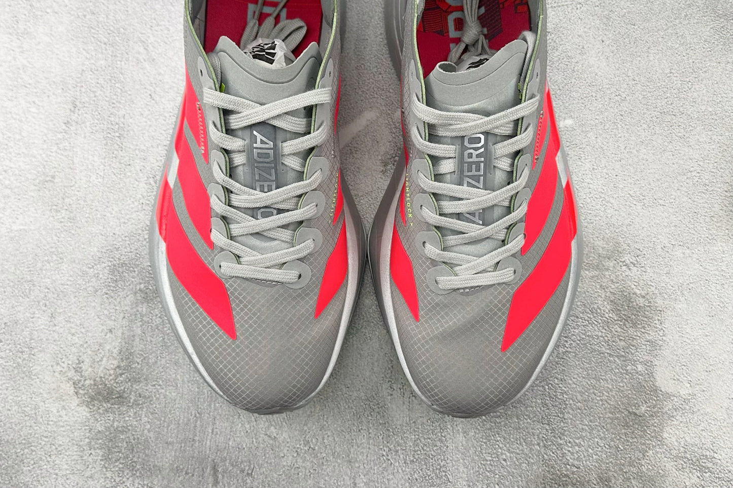 Adidas Adizero Adios Pro 4 Silver Red
