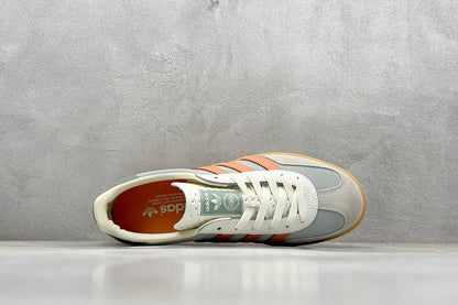 Adidas Gazelle Indoor Linen Green Solar Orange