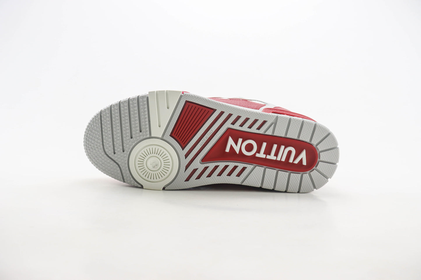 Louis Vuitton LV Trainer Red Perforated Calf Leather