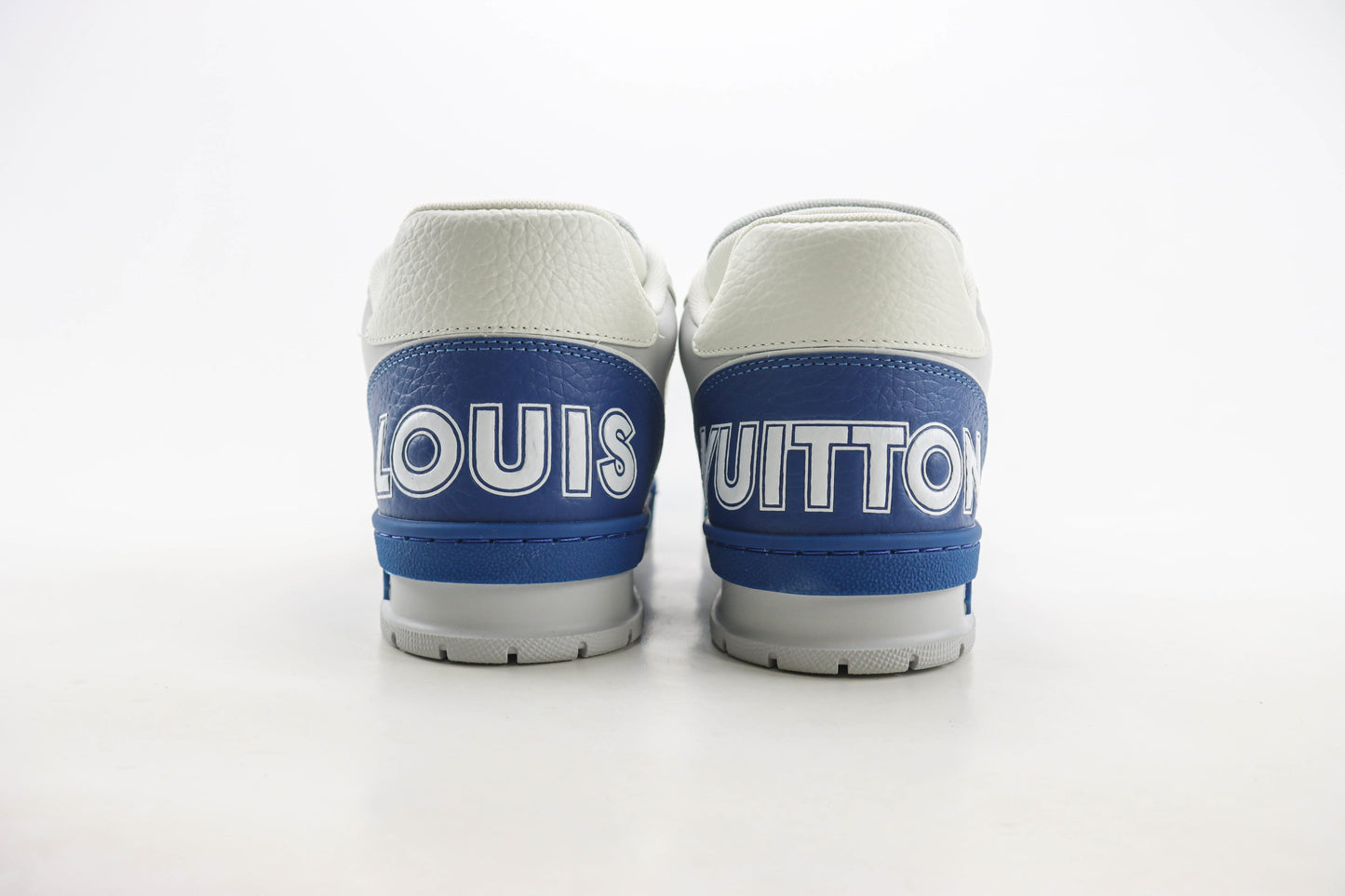 Louis Vuitton LV Trainer Blue Perforated Calf Leather