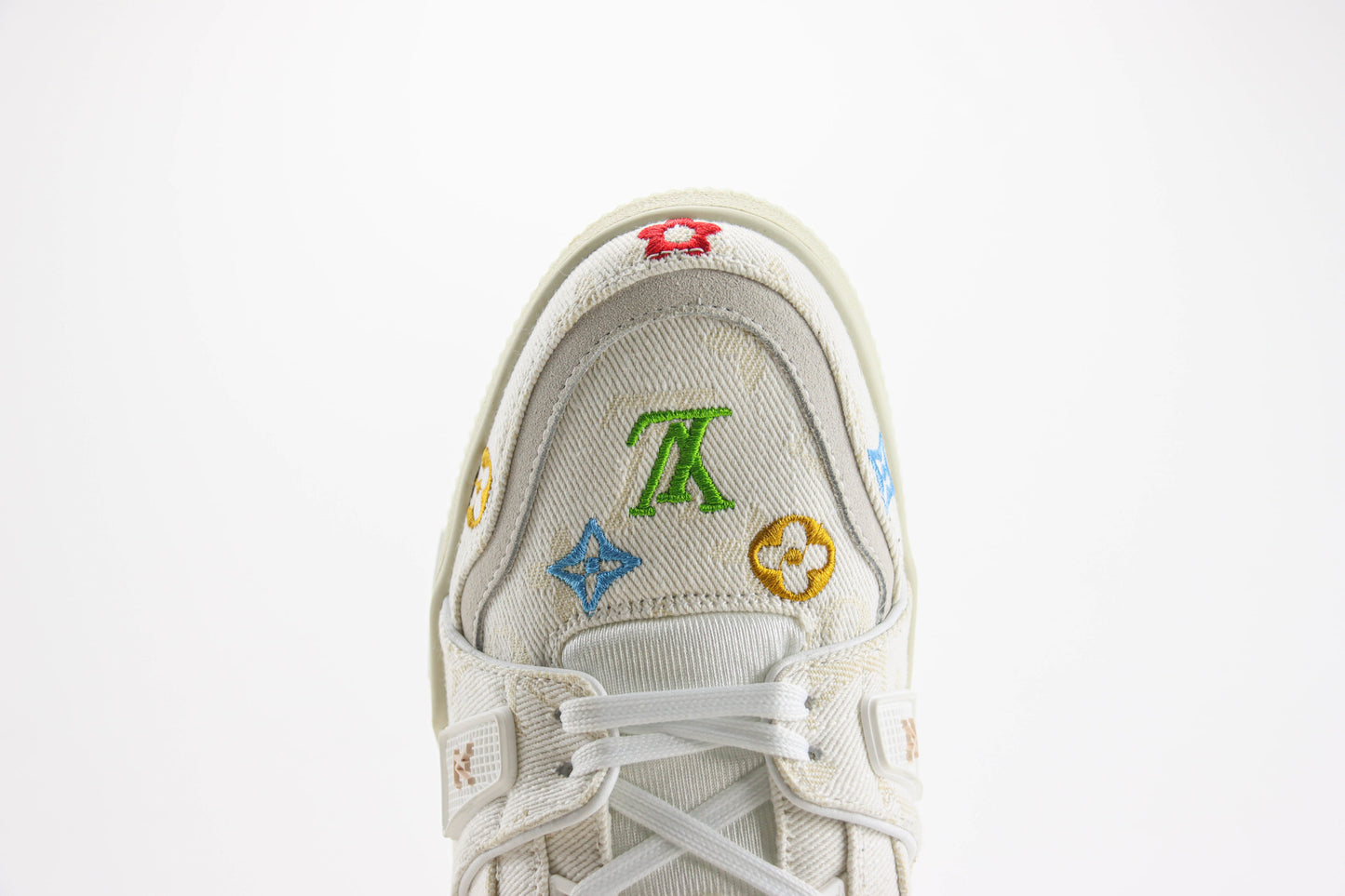 Louis Vuitton LV Trainer Takashi Murakami White