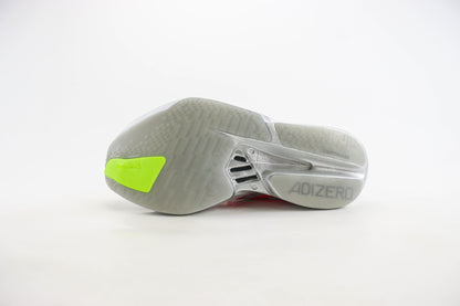 Adidas Adizero Adios Pro 4 Silver Metallic Lucid Red Grey Two
