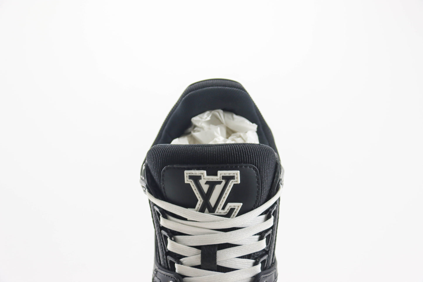 Louis Vuitton Trainer Black Embossed Monogram