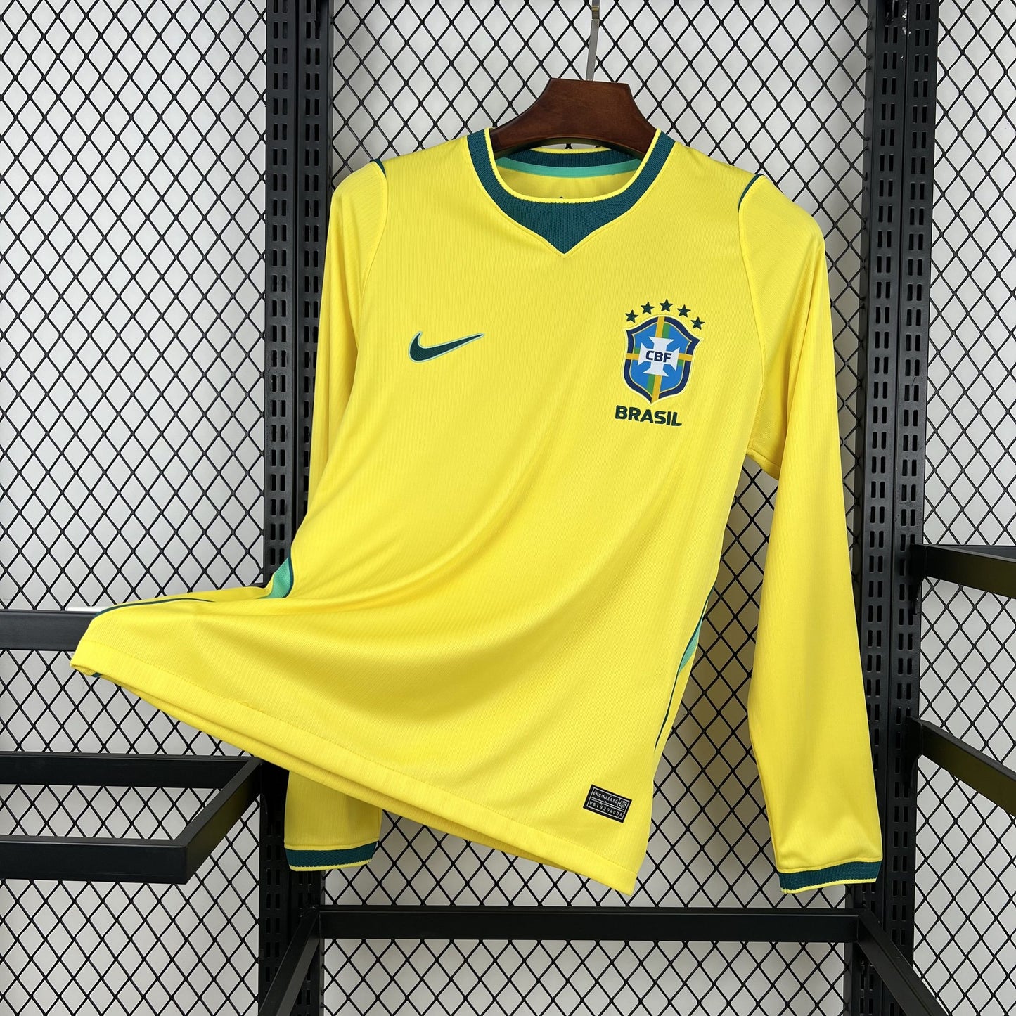 Brazil 2026 World Cup Home Long Sleeve Jersey Mens