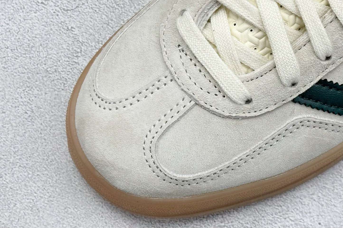 Adidas Gazelle Indoor Cream White Green Gum