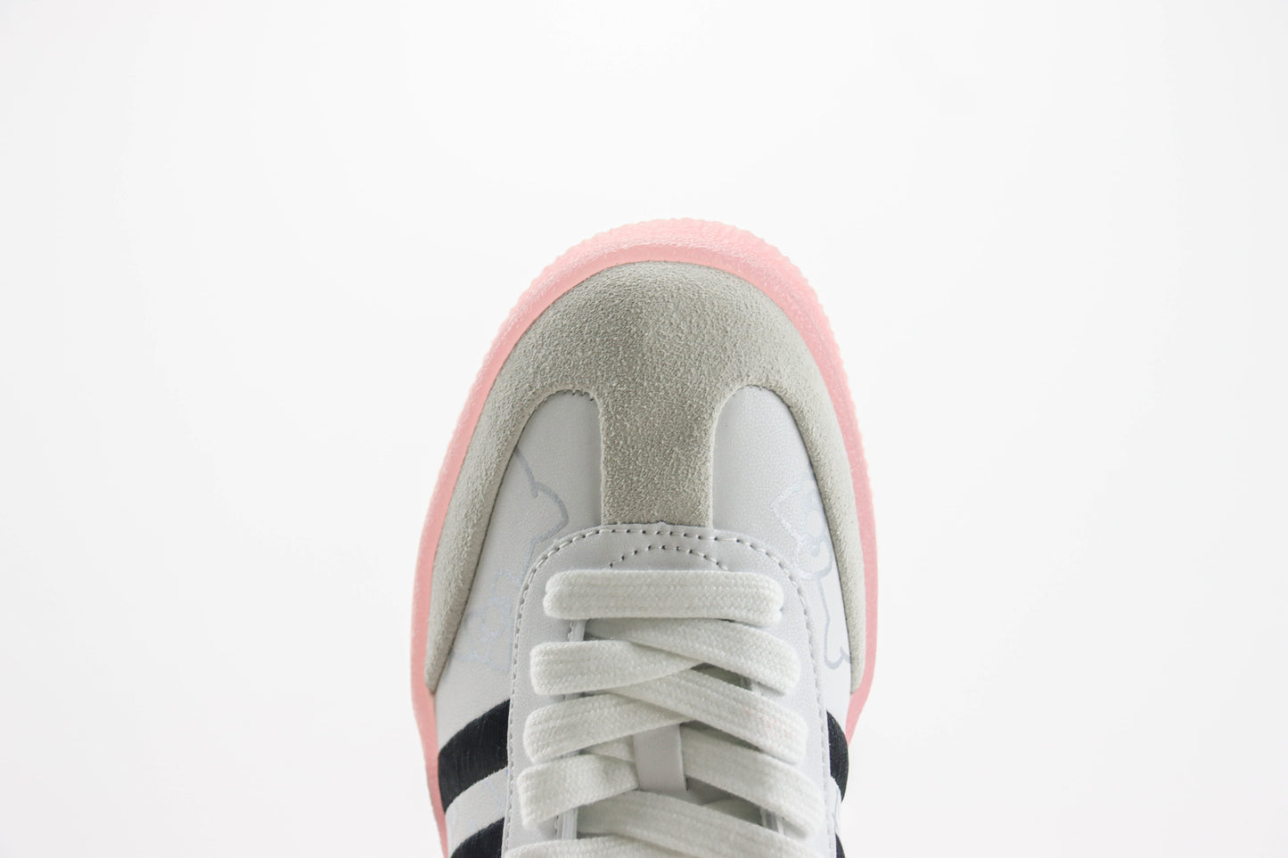 Adidas Hello Kitty x adidas Sambae White Black Clear Pink