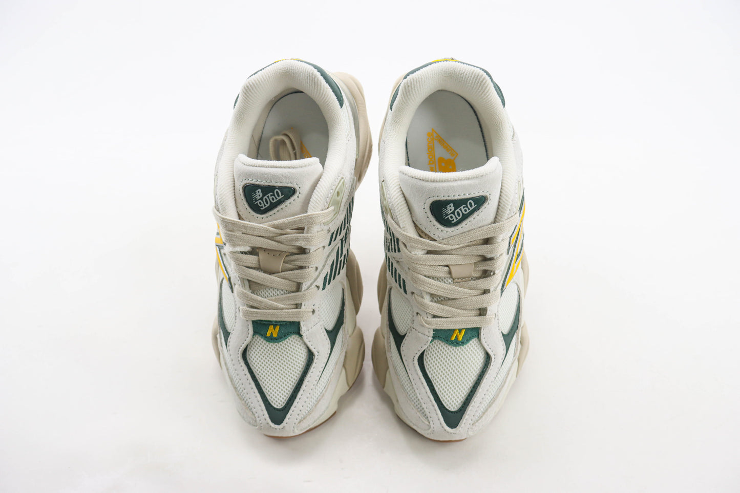 New Balance 9060 White Green Gold
