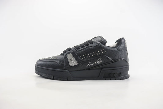 Louis Vuitton LV Trainer Black Calf Leather