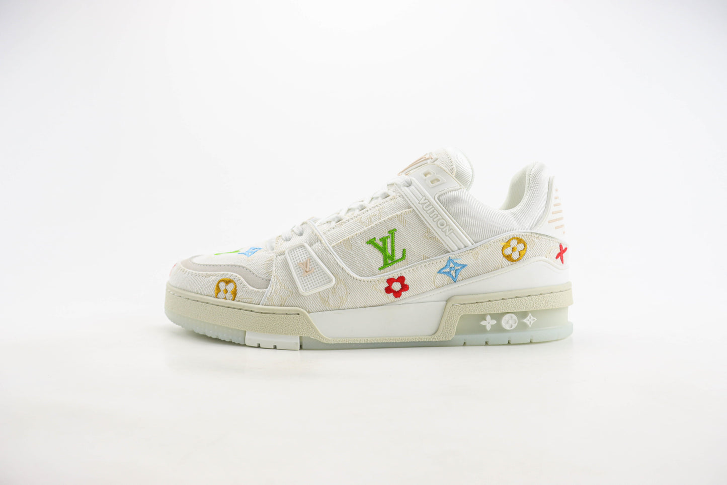 Louis Vuitton LV Trainer Takashi Murakami White