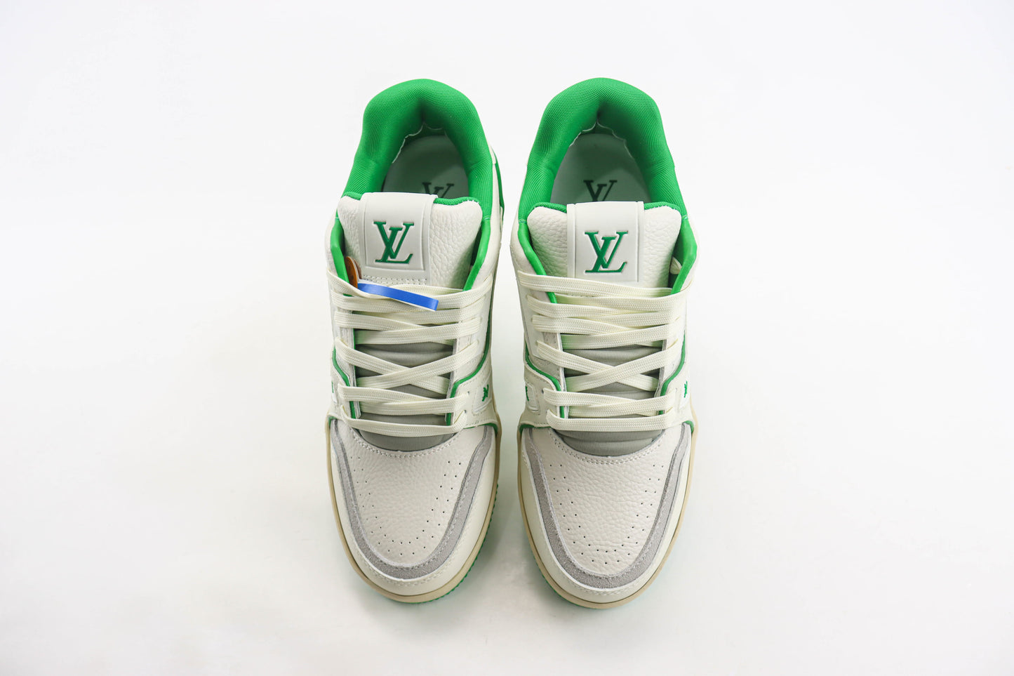 Louis Vuitton Trainer #54 Signature White Green