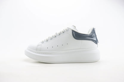 Alexander McQueen Oversized Sneaker Transparent Heel White Black