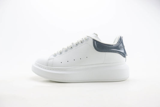 Alexander McQueen Oversized Sneaker Transparent Heel White Black