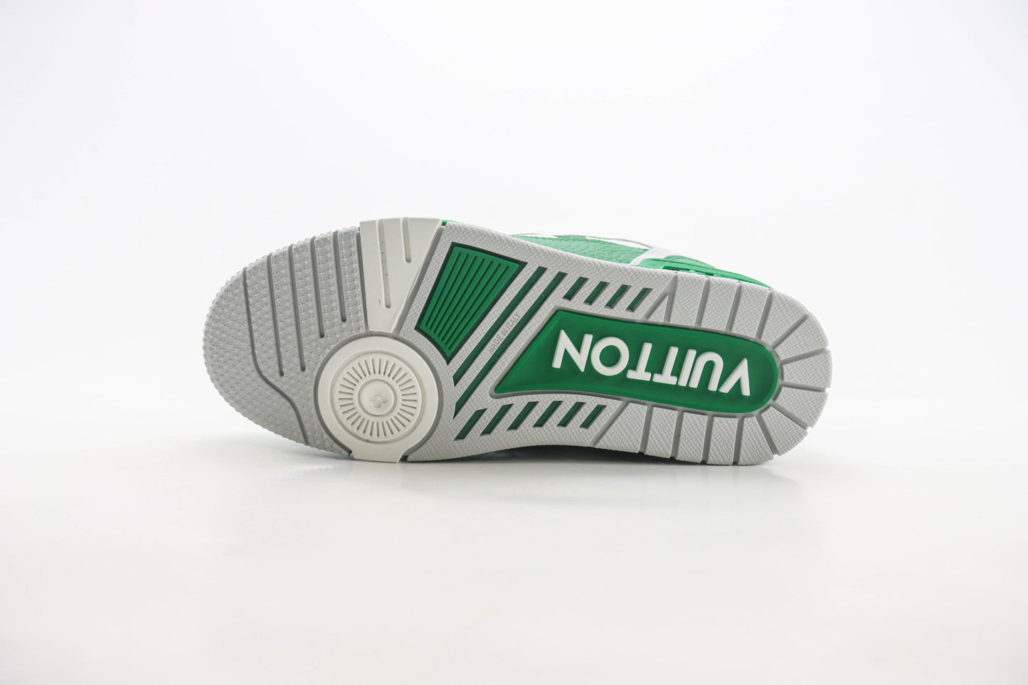 Louis Vuitton LV Trainer Green Perforated Calf Leather
