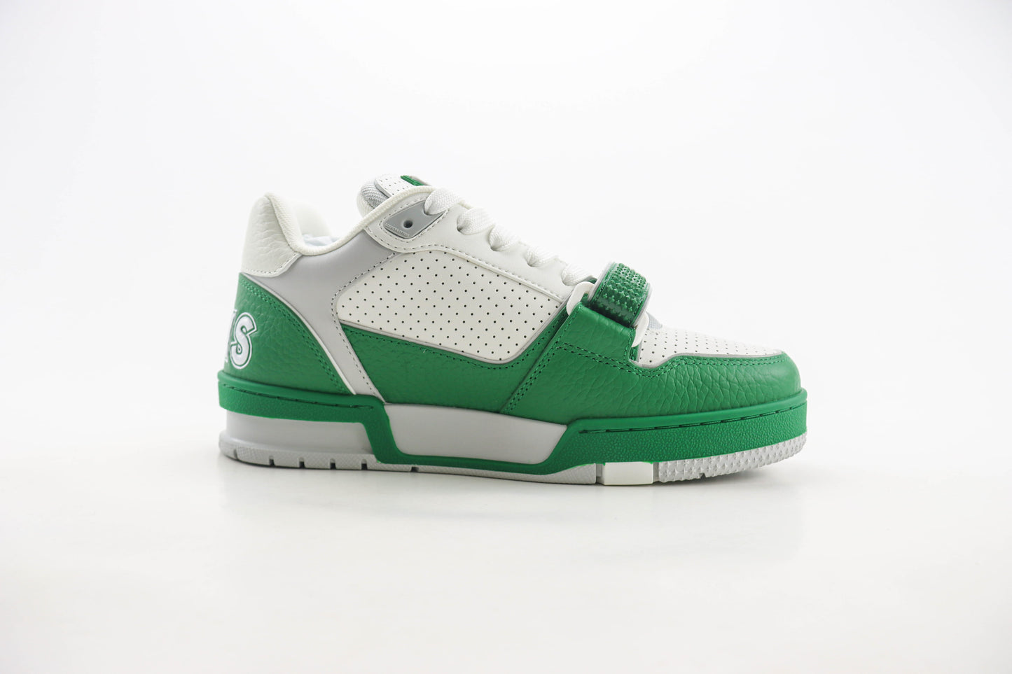 Louis Vuitton LV Trainer Green Perforated Calf Leather