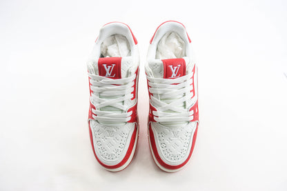 Louis Vuitton Trainer Damier Pop White and Red