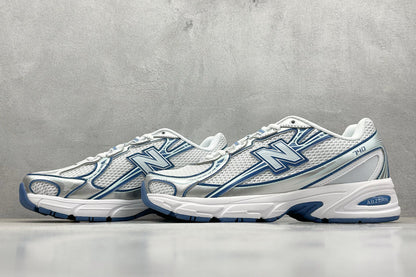 New Balance 740 White Ice Blue Sea Lime