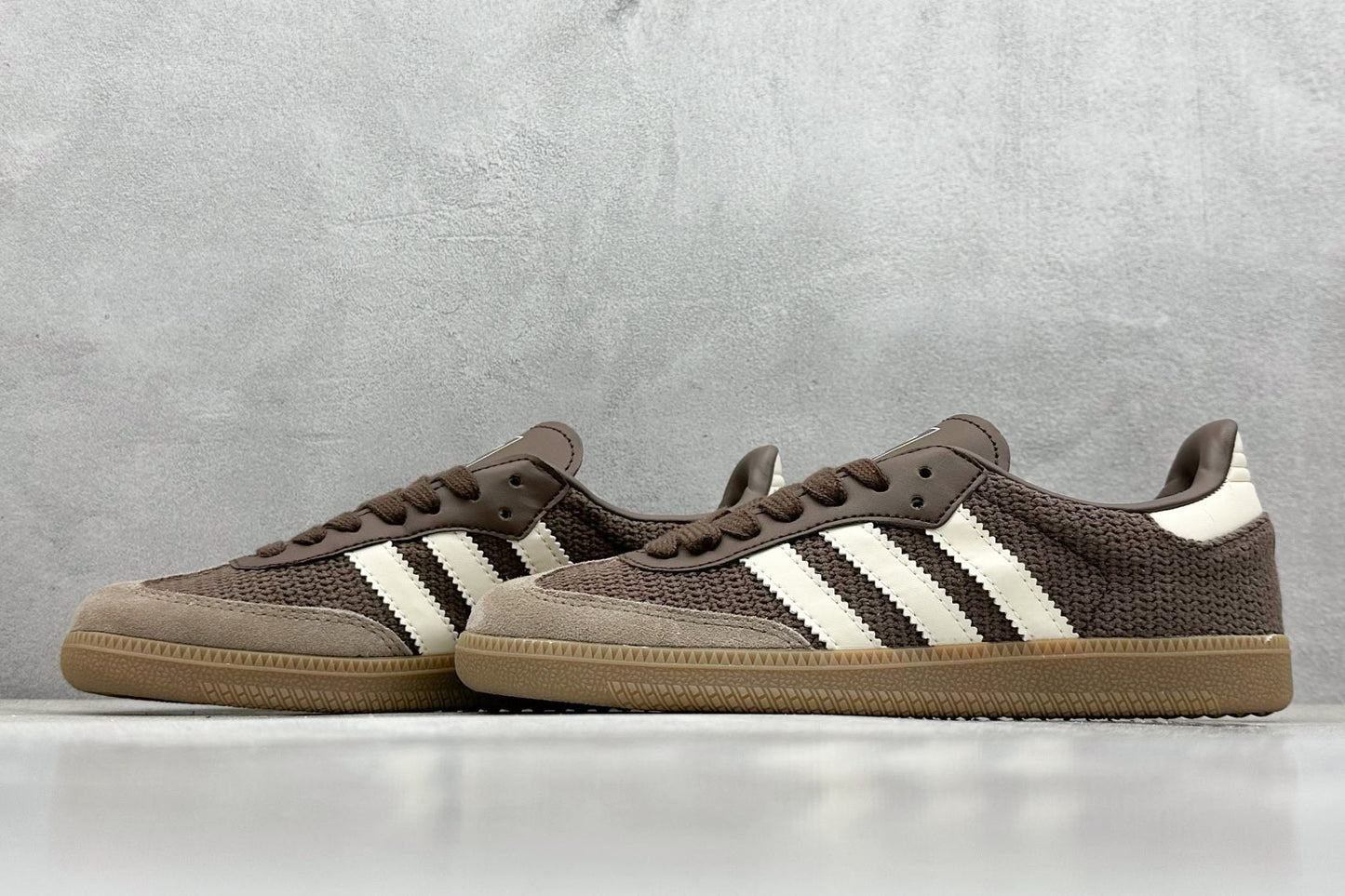 Adidas Originals Samba OG  Brown Putty Grey Gold Metallic