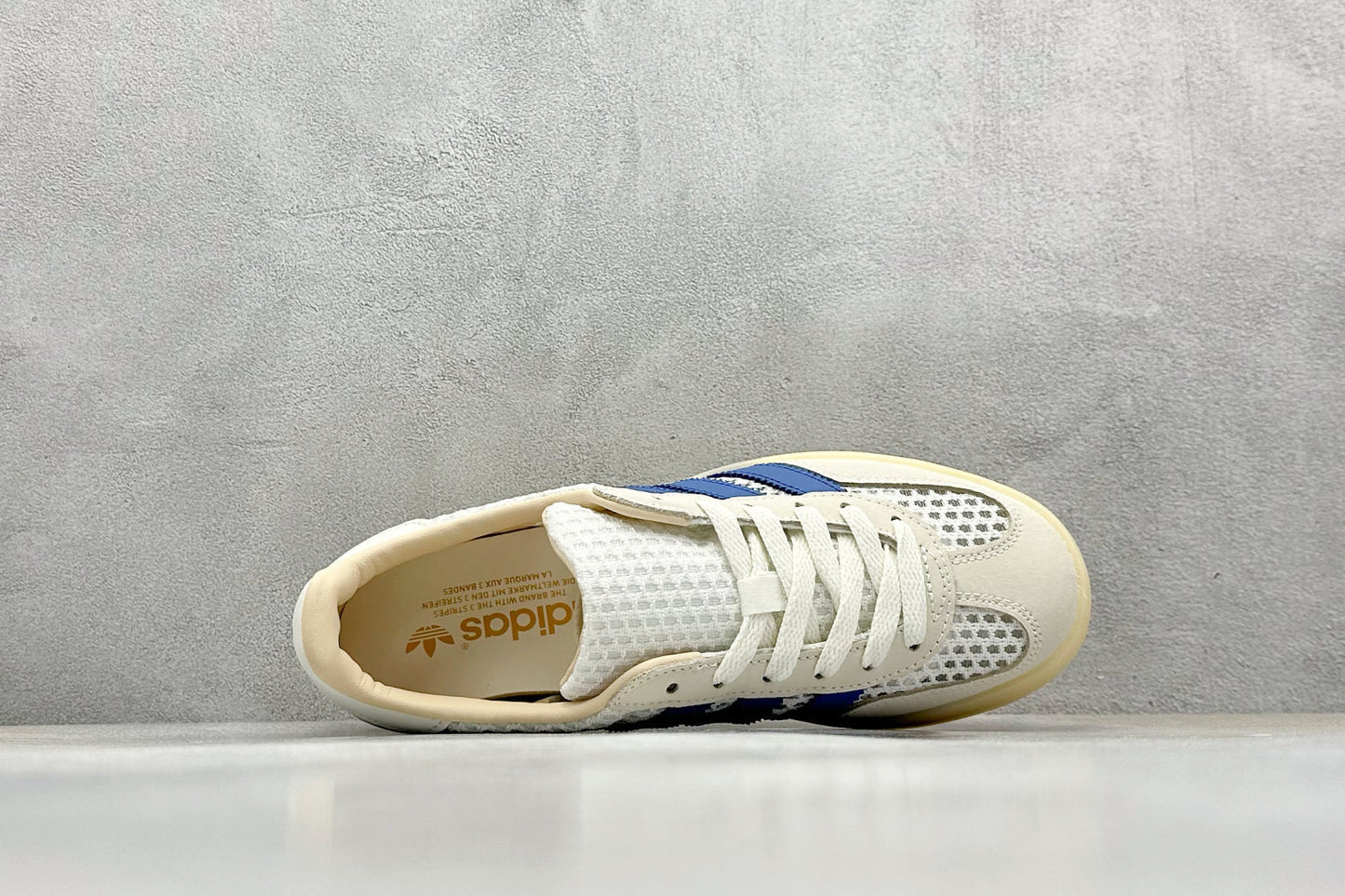 Adidas Gazelle Indoor Off White Focus Blue